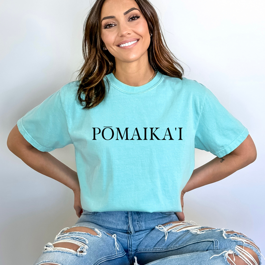 Pōmaika'i garment-dyed short sleeve t-shirt