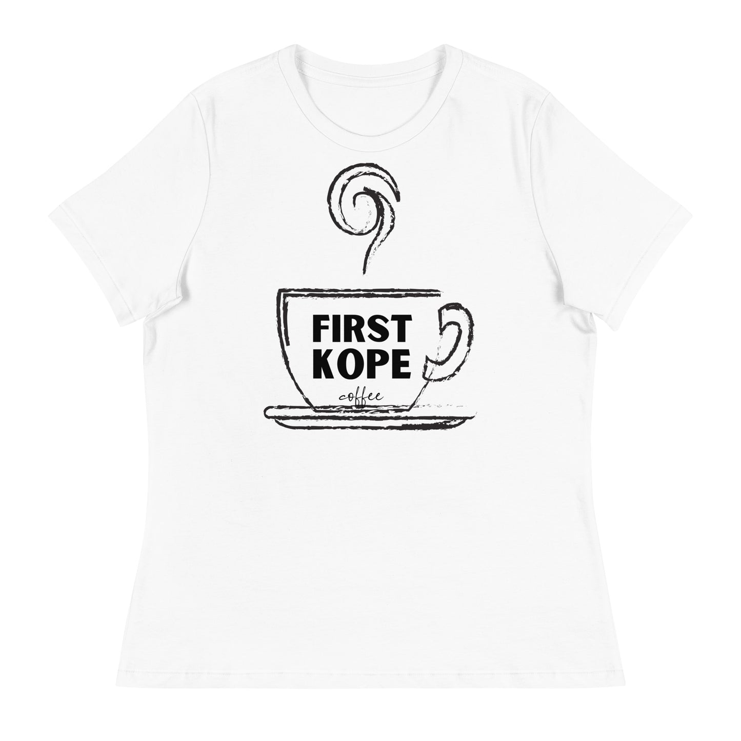 First kope (coffee) short sleeve t-shirt